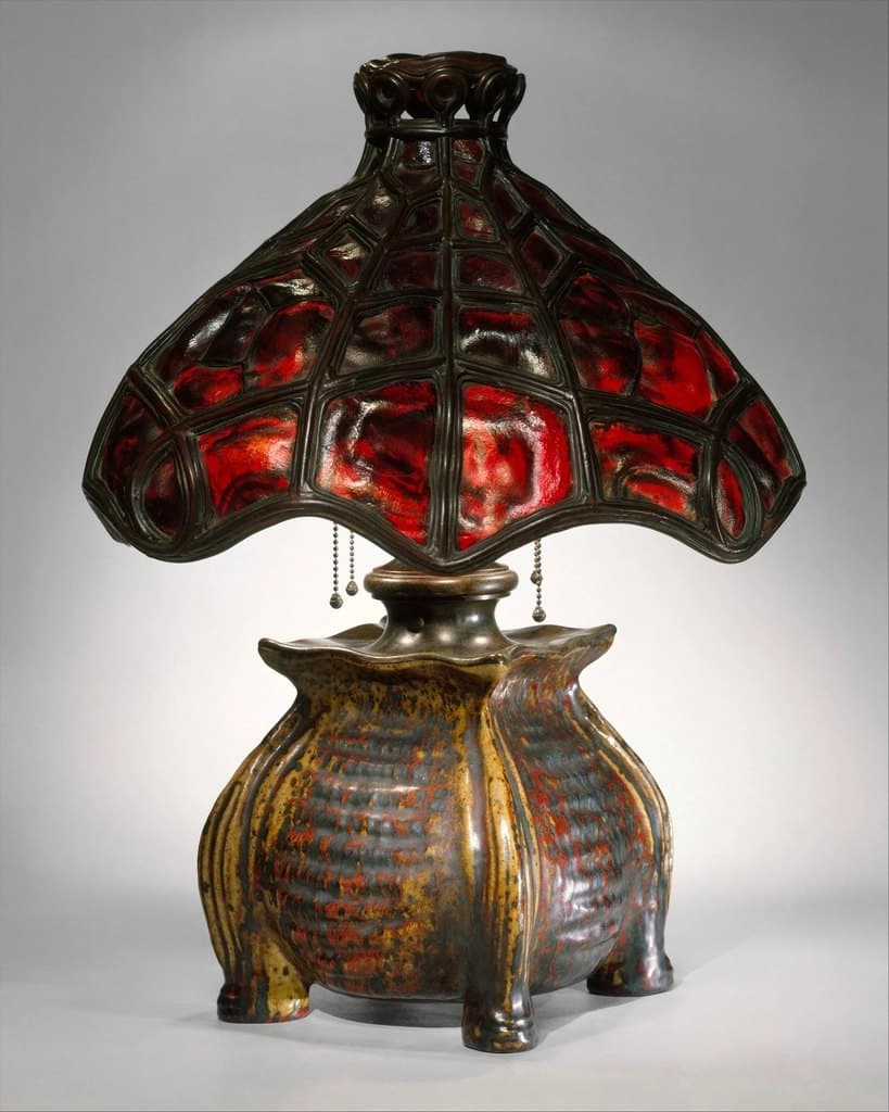 Glazed Ceramic Table Lamp